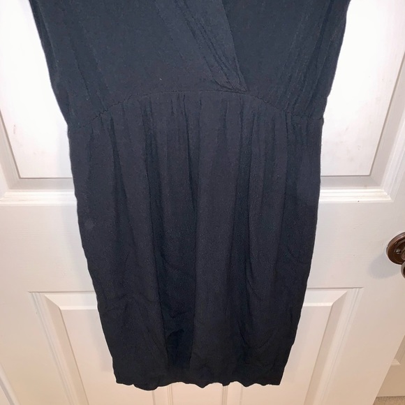 Sandro Faux Wrap Beaded Shoulder Sleeveless Dress - Picture 3 of 10